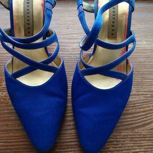 Royal blue heels